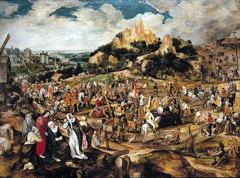 Pieter Balten Christ on the Road to Calvary oil painting image